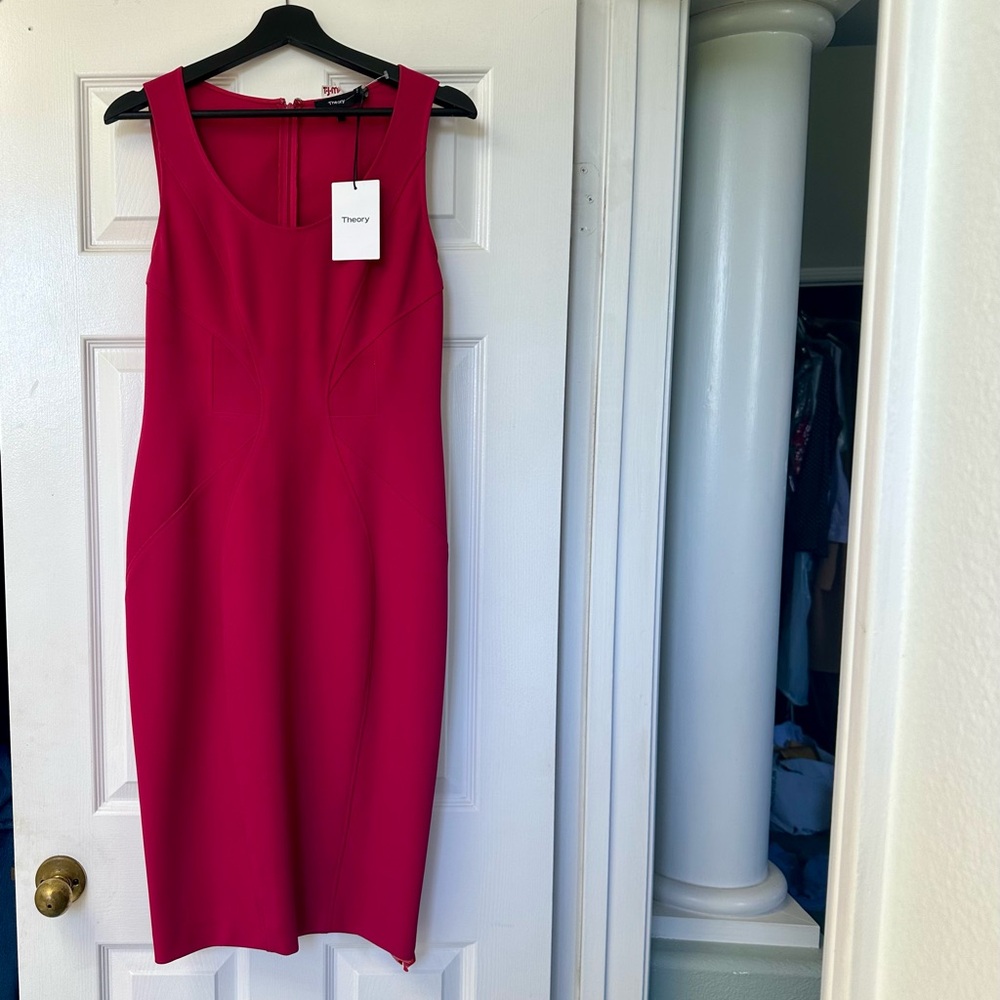 NWT-Theory Miyani midi dress